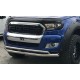 Moustache inox double après 2012 Ford Ranger