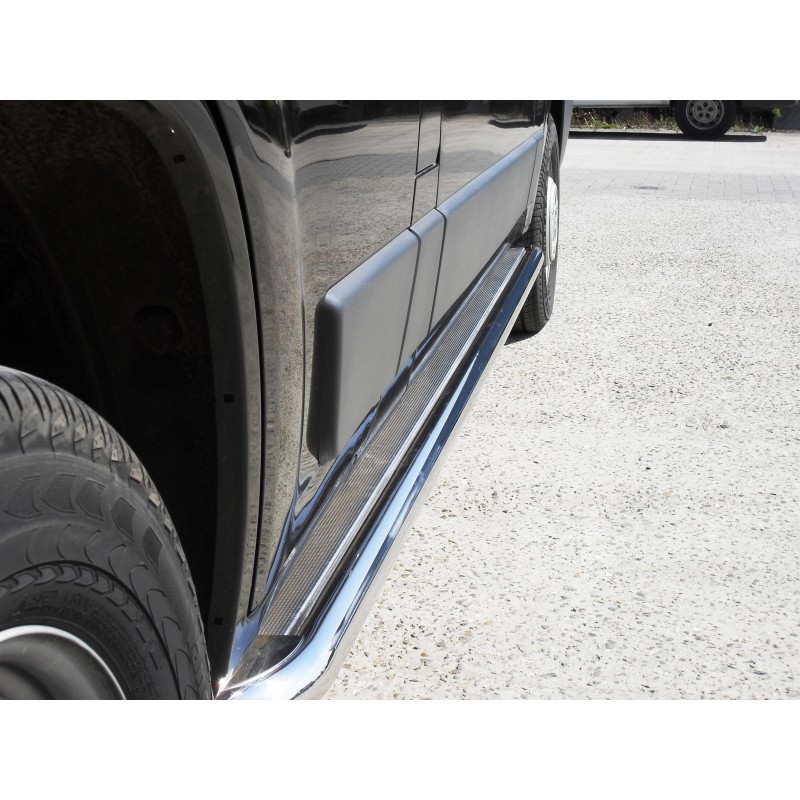 Marche Pieds Hyundai Santa Fe Aluminium Plat - Sofimep